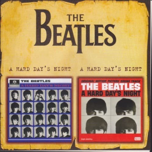 Album cover art for A Hard Day’s Night / A Hard Day’s Night