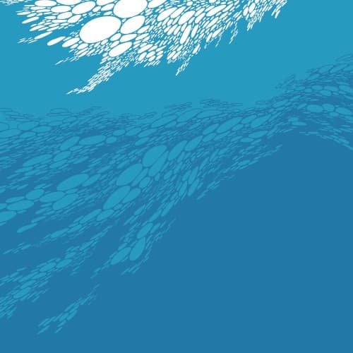Album cover art for flood