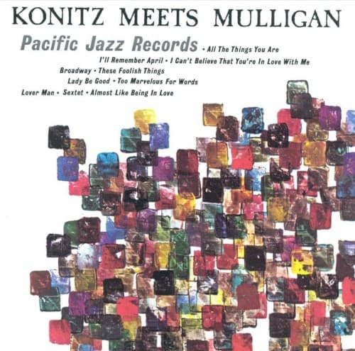 Album cover art for Lee Konitz Plays With the Gerry Mulligan Quartet