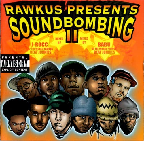 Album cover art for Rawkus Presents Soundbombing II